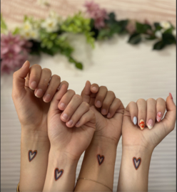 61 Heart multi color