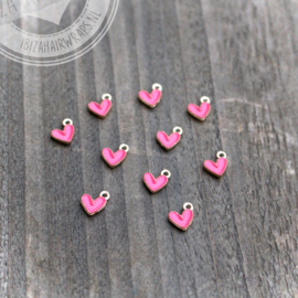 Heart Charms Color (10 stuks)