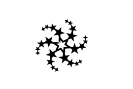 85 Stars Circle set 5 stuks