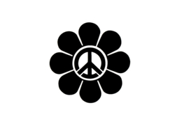 234 Flower Power set 5 stuks