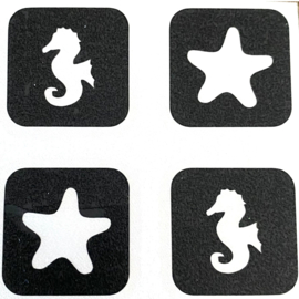 257 Mini sjabloons Zee
