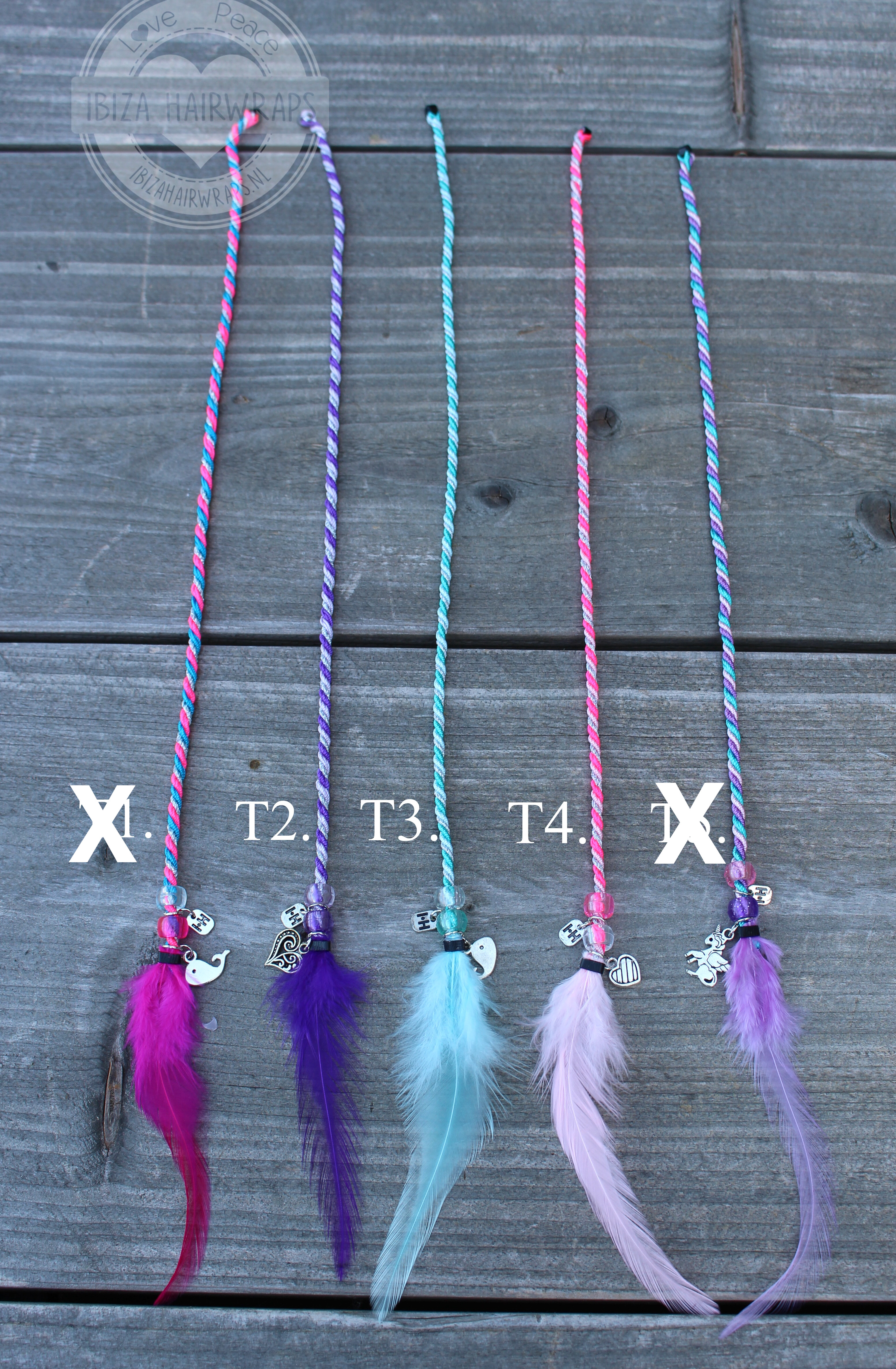IBIZA HAIRWRAPS Specials 100 pcs