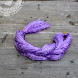 #G11 Vlecht Lilac hair/Purple tinsels