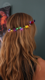 DIY Workshop hoofdband ' Fairy' met roosjes (set 10 stuks)
