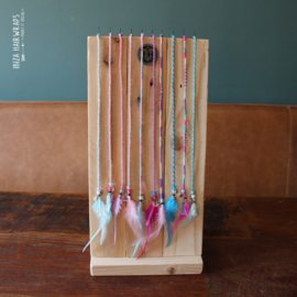 Wooden hairwrap stand Small