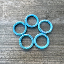 Tas/Sleutelhanger Basic Rond  set 5 stuks