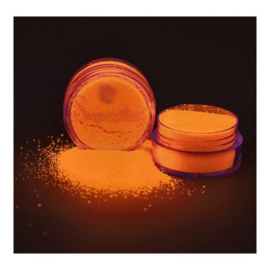 #322 Orange Fluorescent glitter