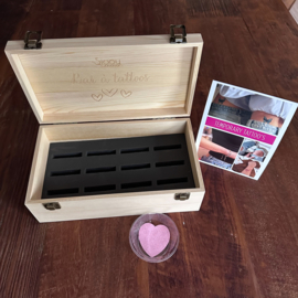 Houten display box Temporary Tattoos