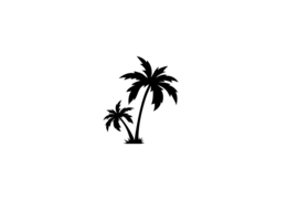 375 Palm Tree set 5 stuks
