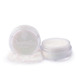 #311 White Green Sparkle glitter