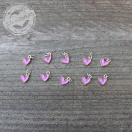 Heart Charms Color (10 stuks)