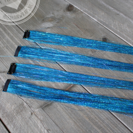 Glitter Clip-inn  Blue Madea