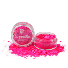 Chunky Glitter Fluor Pink