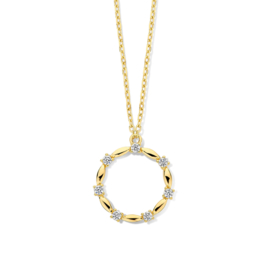 Ketting met hanger verguld