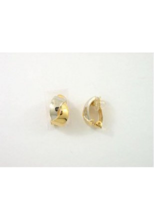 Bicolor clips oorringen O/2203 | | juwelier