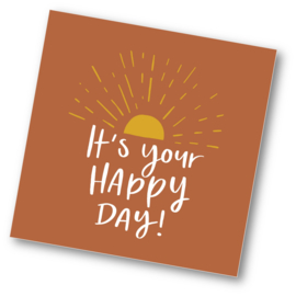 Minikaartje | It's your happy day!
