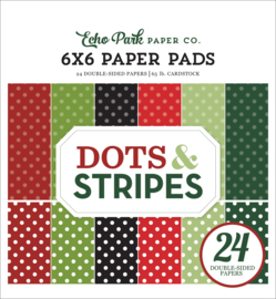 Dots & Stripes Christmas 6x6 Paper Pad