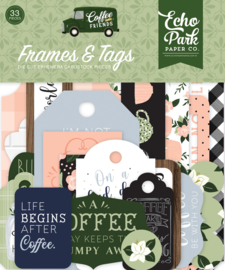 Coffee and Friends Frames & Tags