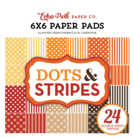 Dots & Stripes Fall 6x6 Paper Pad