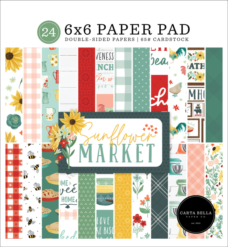 Sunflower Market 6x6" Paper Pad
