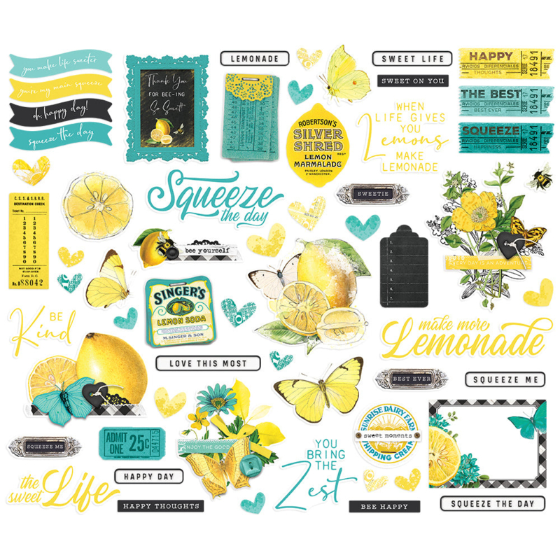 Simple Vintage Lemon Twist Bits & Pieces