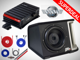 2250W Vibe BLACKAIRCBR12-V2 Subwoofer + Vibe Powerbox 1500.1 PRO Monoblock + Kabelset