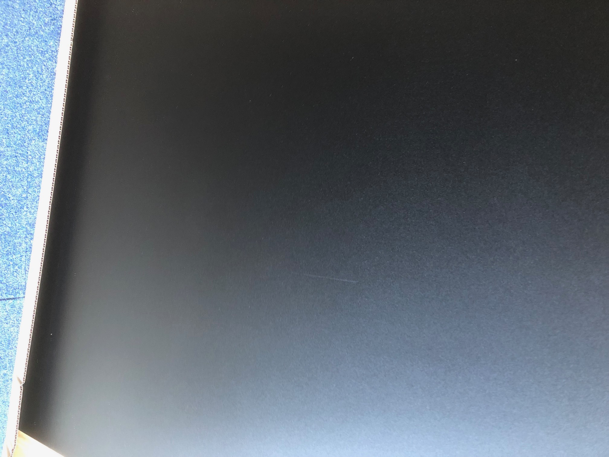 lichte schade vloerplaat staal 80 x 100 cm zwart