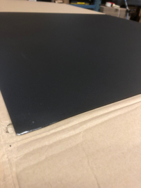 lichte schade vloerplaat staal vijfkant 100 x 100 cm zwart