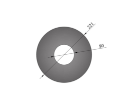 EW 80 1,2 mm rozet breed