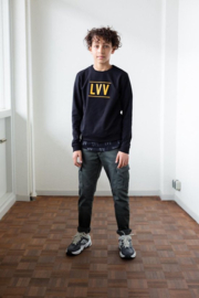 Levv boys - Sweater Black yelllow Kean