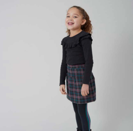 Jubel Longsleeve ruches - Girls Club Antraciet