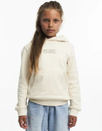 MALELIONS JUNIOR BOX LOGO HOODIE - BEIGE/BROWN