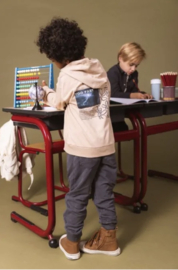 Quapi hoodie Dean sand