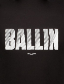 BALLIN’ Print Logo Hoodie Black
