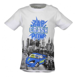 Blue Seven shirt Zap Crash