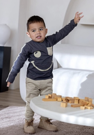 Dirkje Jongens Broek - Dusty Green 52687