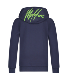 MALELIONS JUNIOR TONNY HOODIE NAVY-GREEN