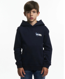 MALELIONS JUNIOR BORDERS HOODIE - NAVY