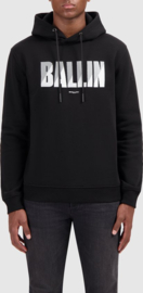 BALLIN’ Print Logo Hoodie Black