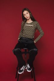 LOOXS 10sixteen Meisjes schouder top - Emerald groen