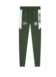 Malelions Junior Sport Coach Trackpants Army/White