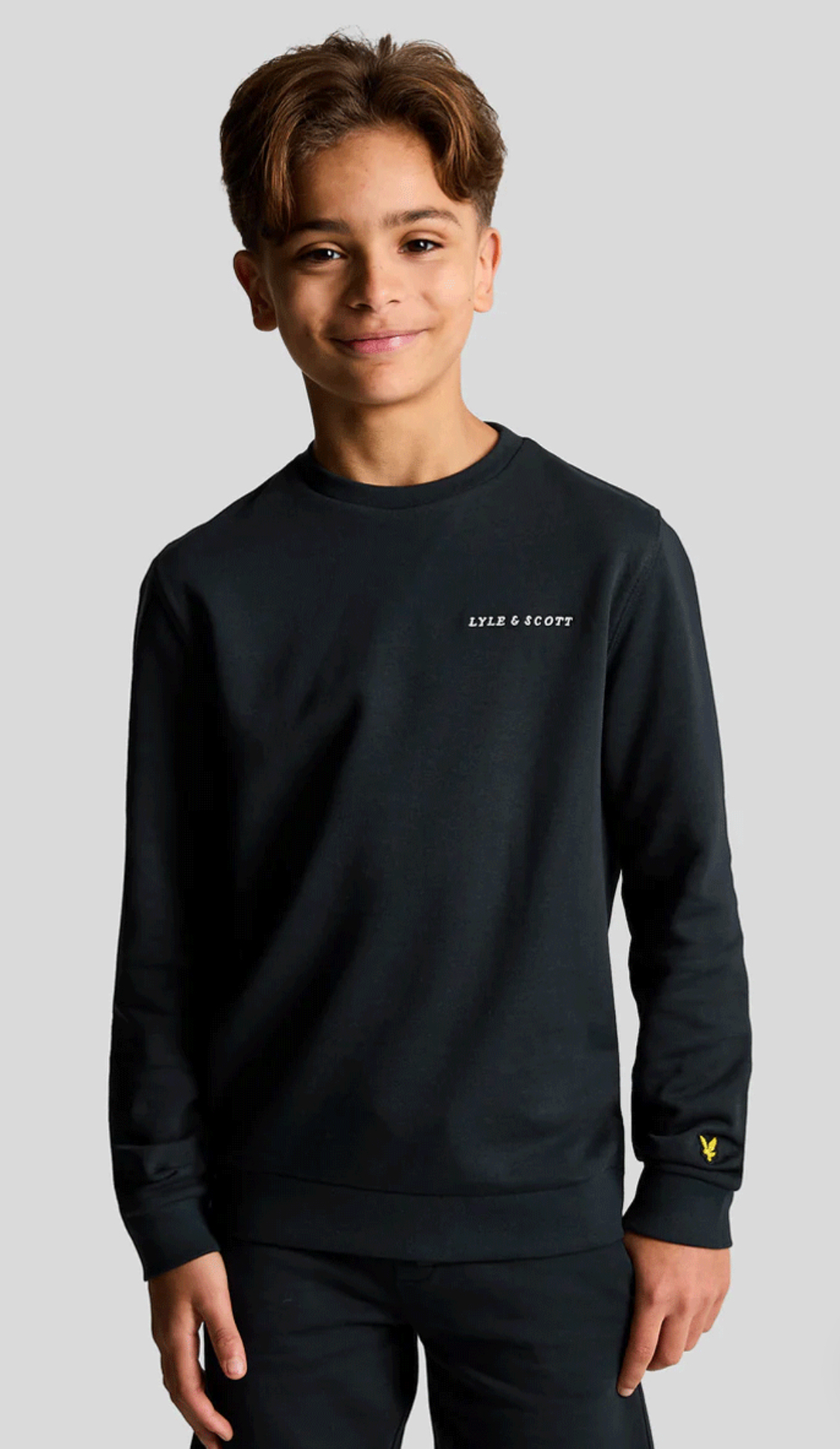 LYLE & SCOTT Crew neck sweatshirt Navy
