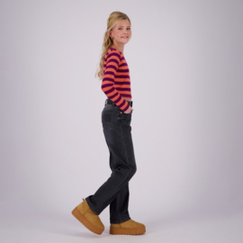 Vingino shirt basic crop rib detail Fresh Coral