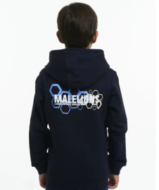 MALELIONS JUNIOR BORDERS HOODIE - NAVY