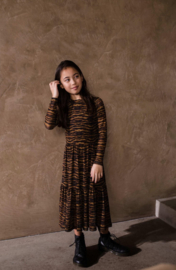 Like Flo Meisjes jurk - AOP mesh lang