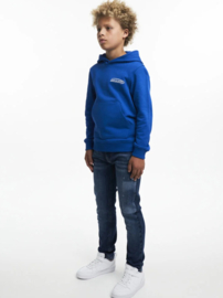 MALELIONS JUNIOR LAYERED HOODIE - COBALT BLUE