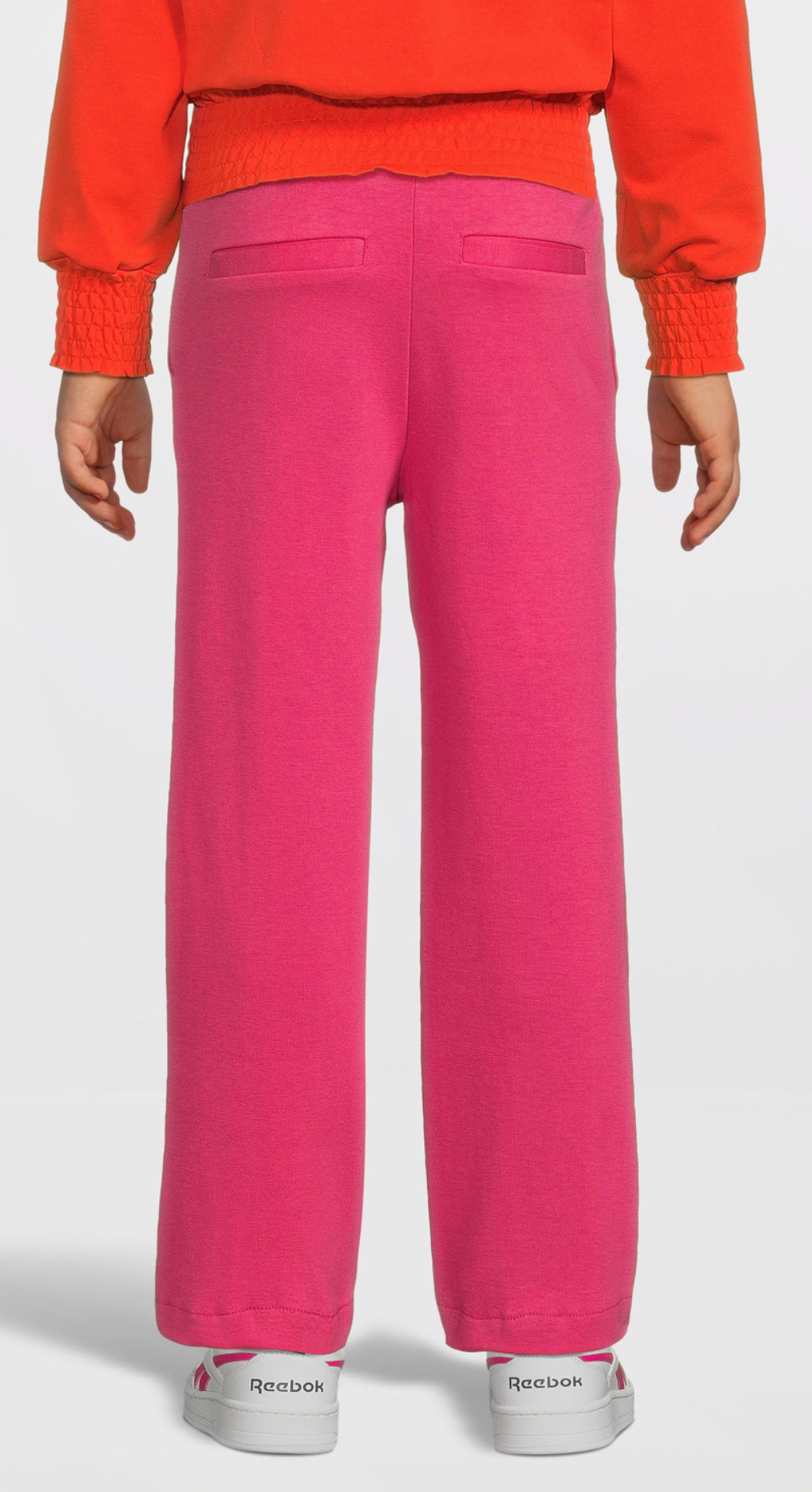 Quapi  regular fit joggingbroek Djuu met zijstreep roze