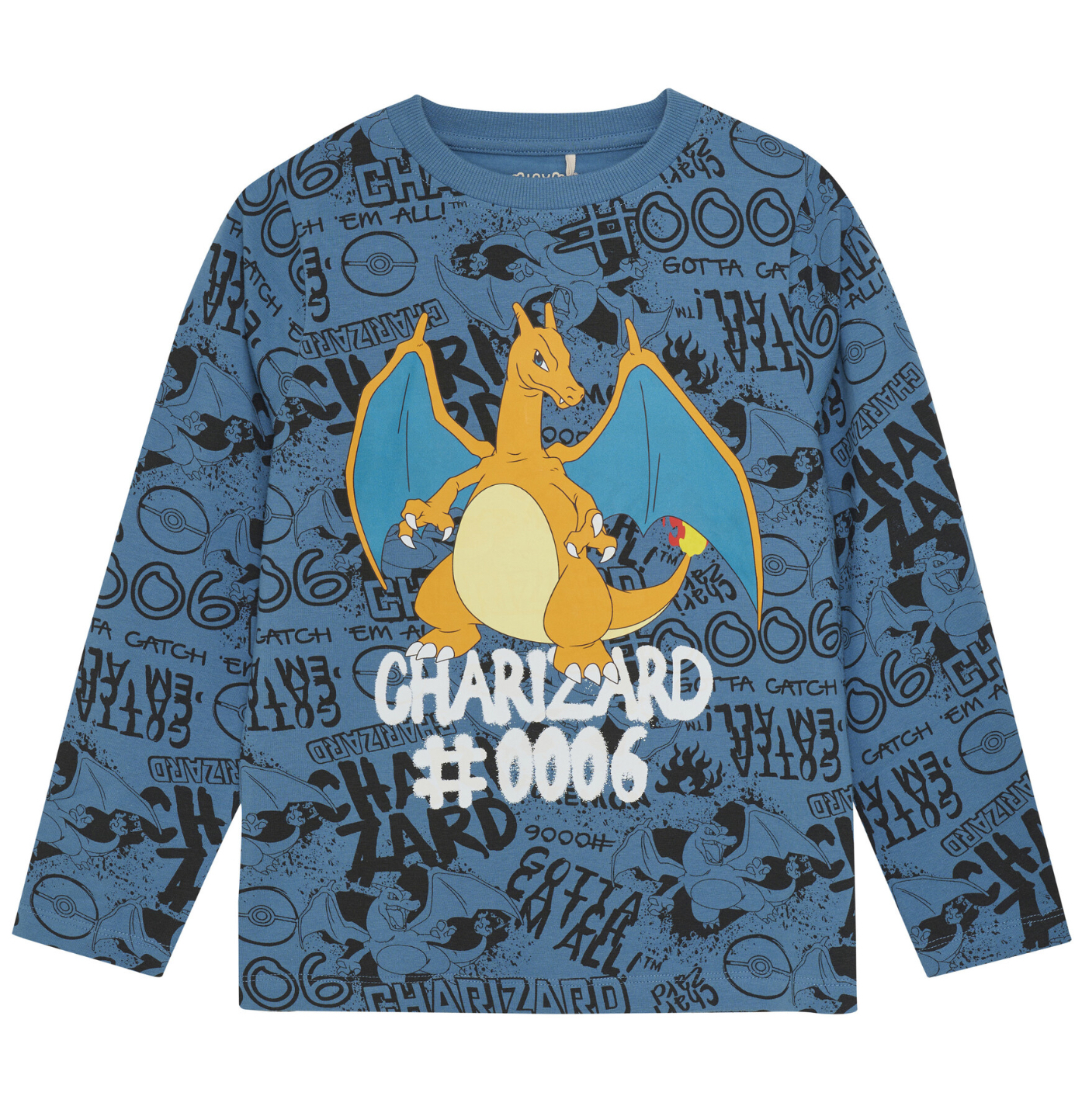 Minymo Jongens shirt Pokemon Charizard