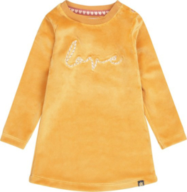 Dirkje jurk Velours Yellow 44362