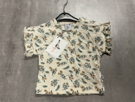 KLEIN T-shirt Ruffle Tropical Flower